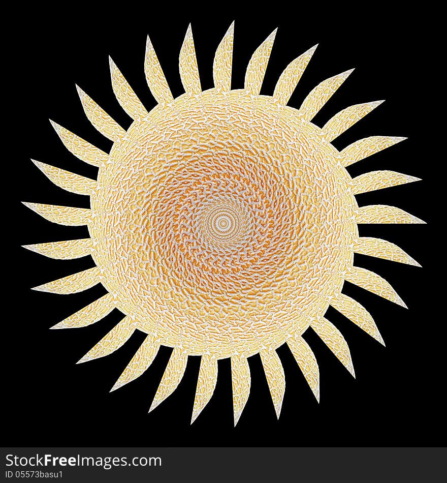 Kaleidoscopic pattern of cantaloupe skin. Kaleidoscopic pattern of cantaloupe skin