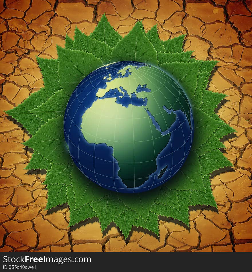 Green Earth. Abstract environmental backgrounds