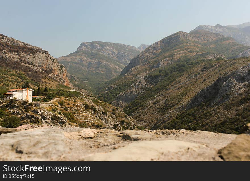 Valley in Montenegro.