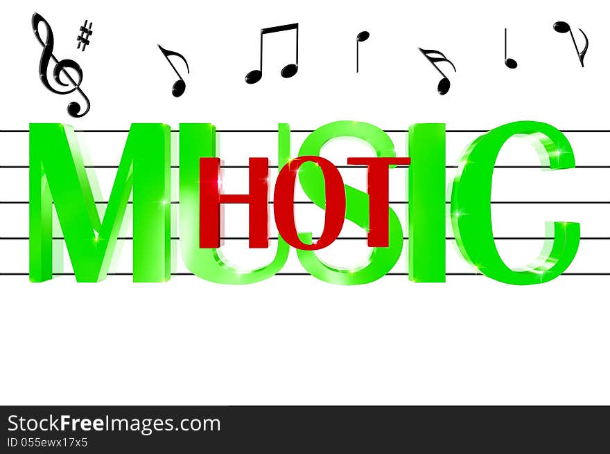 Music contains hot flow in the middle. Music contains hot flow in the middle