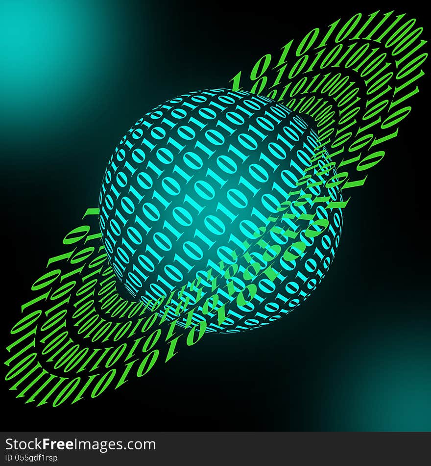 Planet Model and Binary code