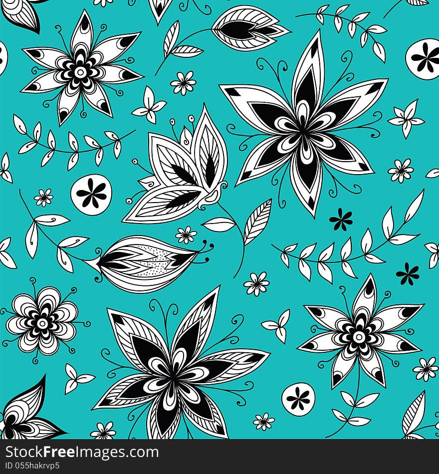 Floral Seamless Pattern_2