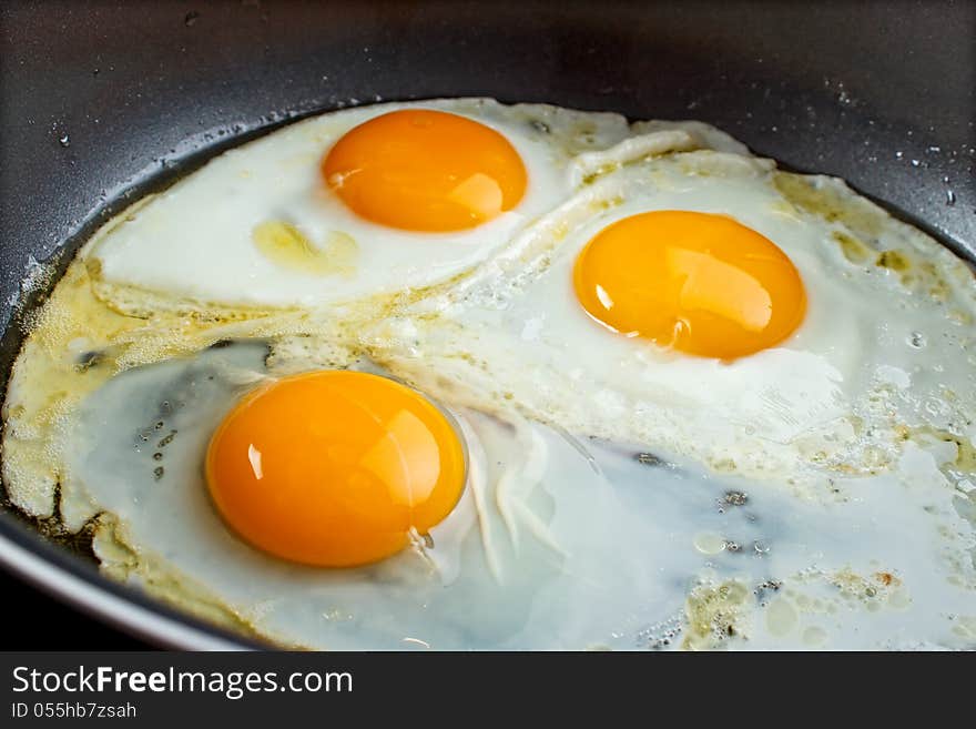 Cooking eggs