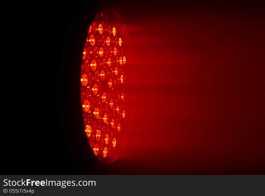 Red Disco Lighting Source