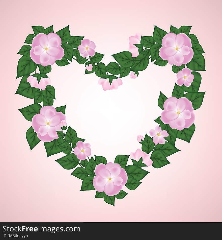 Wreath of rose