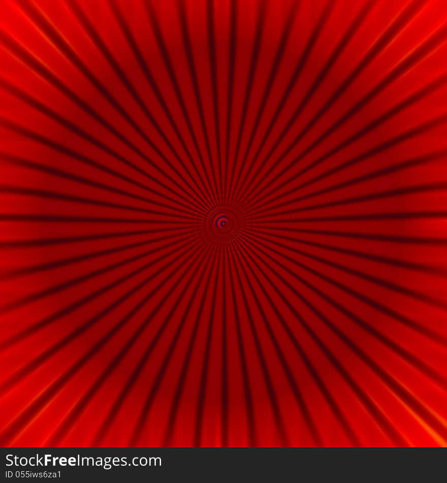 Hypnotized lines on red background. Hypnotized lines on red background.