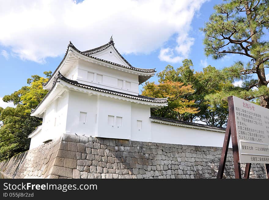 Nijo Castle was built in 1603 as the Kyoto residence of Tokugawa Ieyasu, the first shogun of the Edo Period (1603-1867)