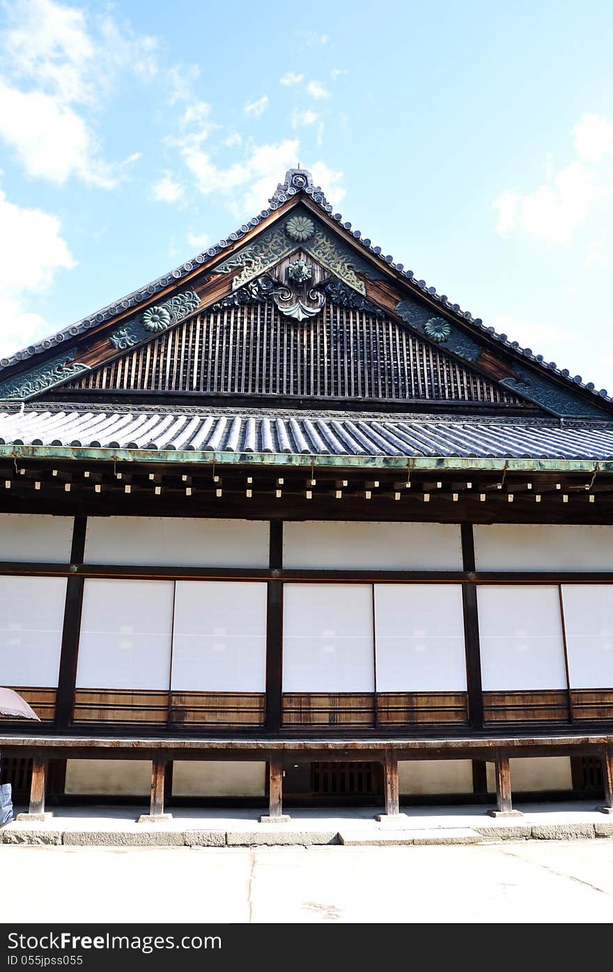 Nijo Castle was built in 1603 in Kyoto, Japan