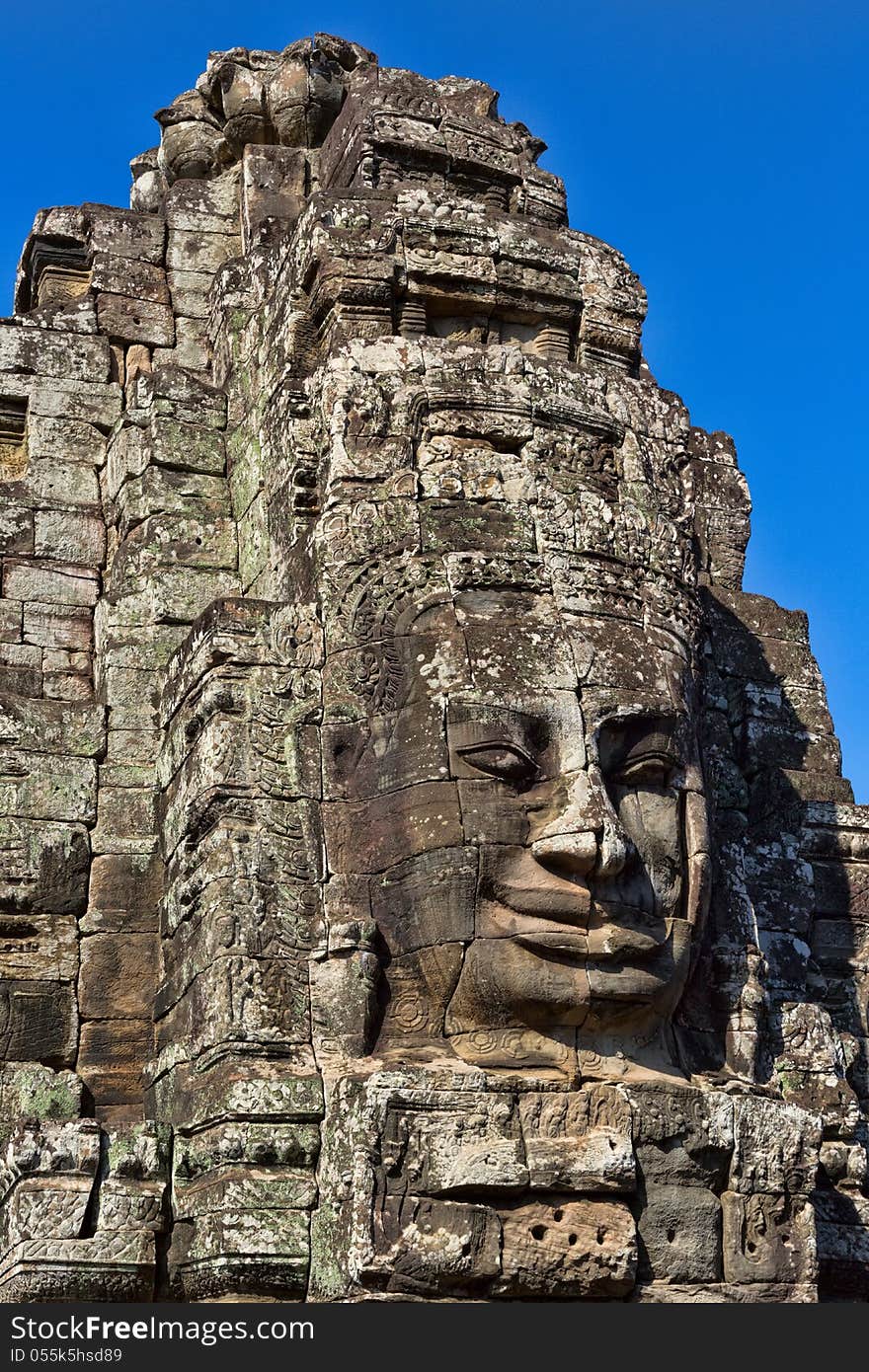 Angkor Face, Angkor Thom, Cambodia