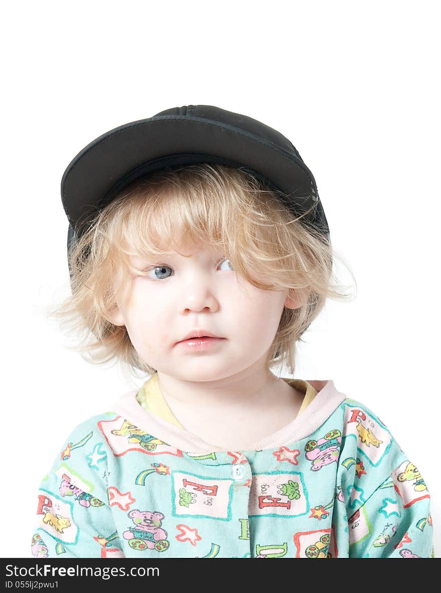 A Child In A Cap.