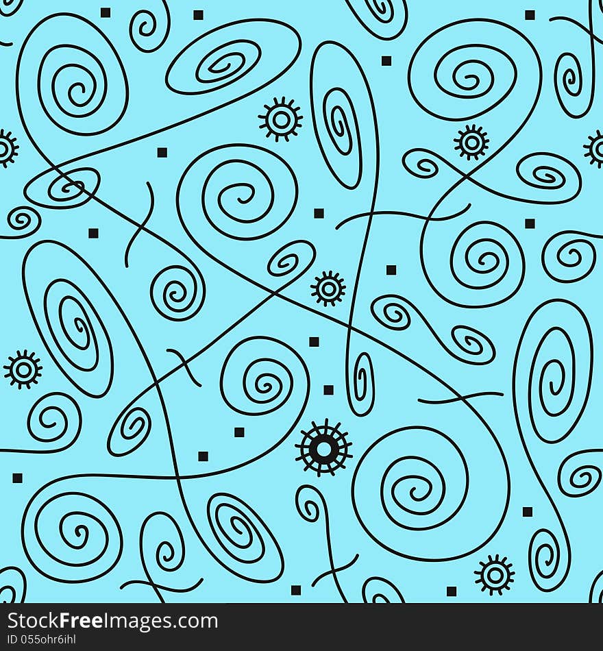 Pattern With Swirls