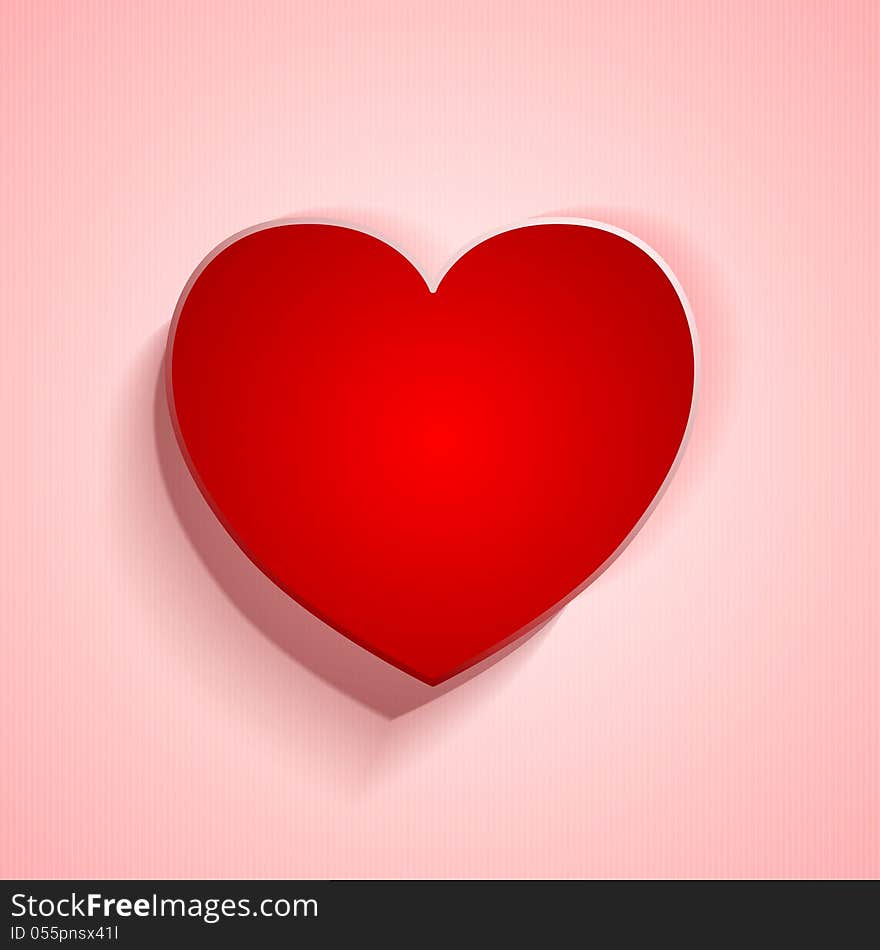 Heart applique background. Vector illustration for your design.