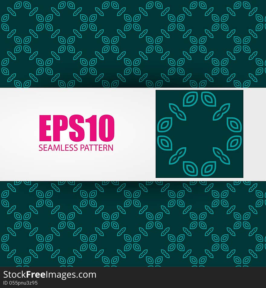 Vector geometric seamless pattern, stylish geometric background