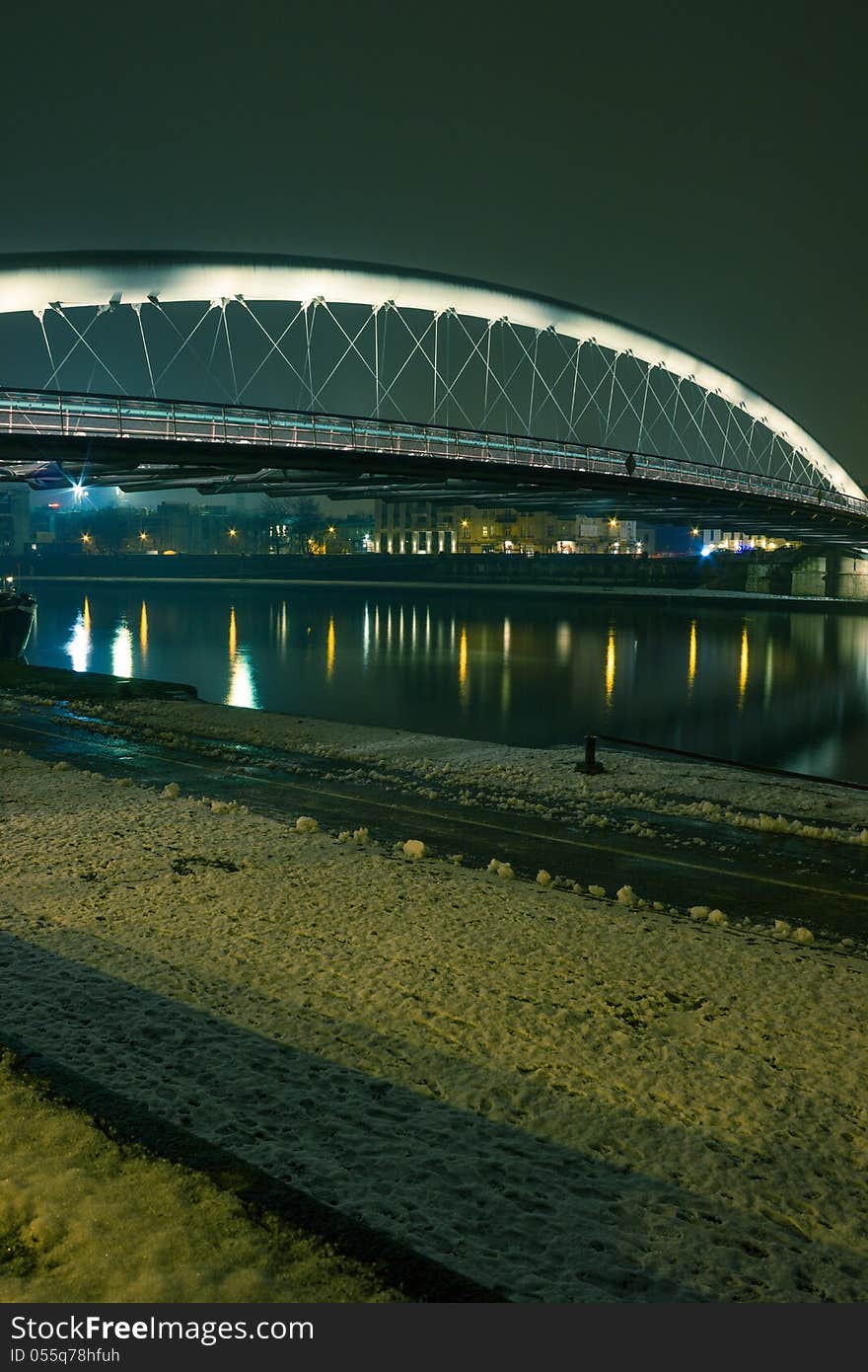 Love Footbridge in Krakow.