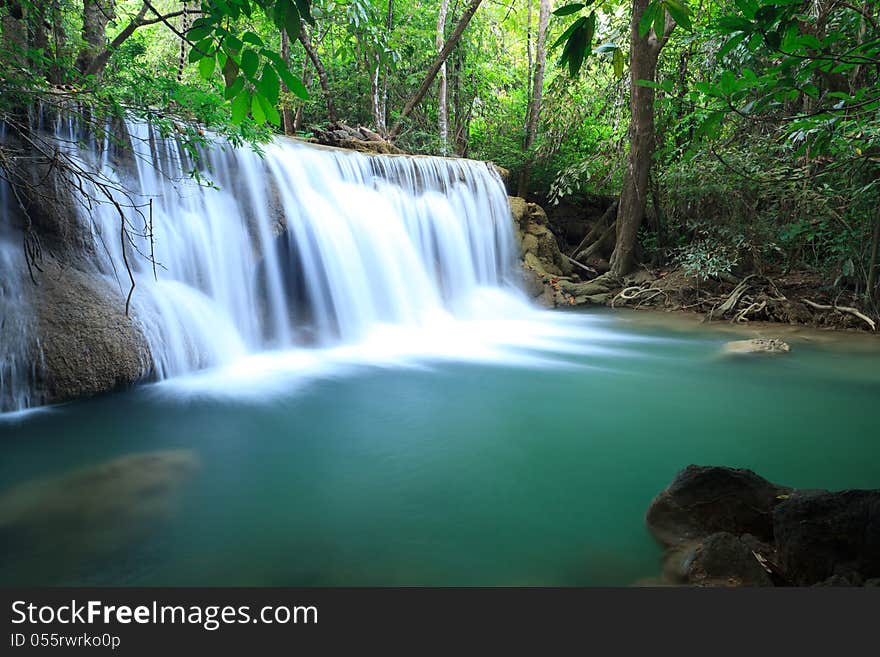 Deep forest Waterfall