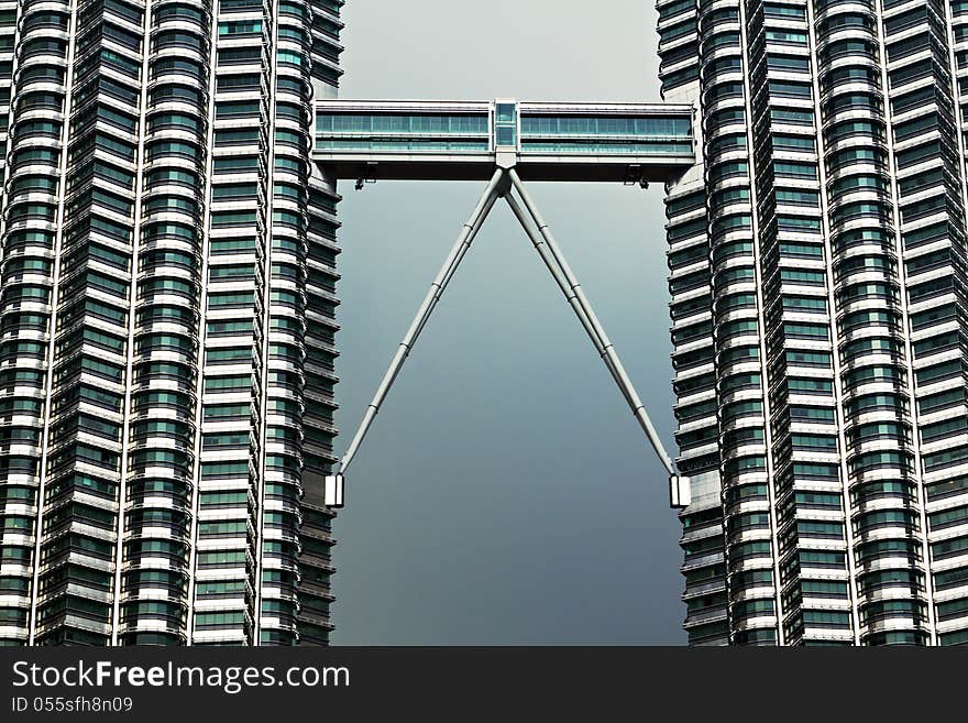 KUALA LUMPUR, MALAYSIA - DECEMBER 20: Petronas Twin Towers viewpoint on December 20, 2010 in Kuala Lumpur, Malaysia. Petronas Twin Towers were tallest buildings in the world from 1998 to 2004. KUALA LUMPUR, MALAYSIA - DECEMBER 20: Petronas Twin Towers viewpoint on December 20, 2010 in Kuala Lumpur, Malaysia. Petronas Twin Towers were tallest buildings in the world from 1998 to 2004