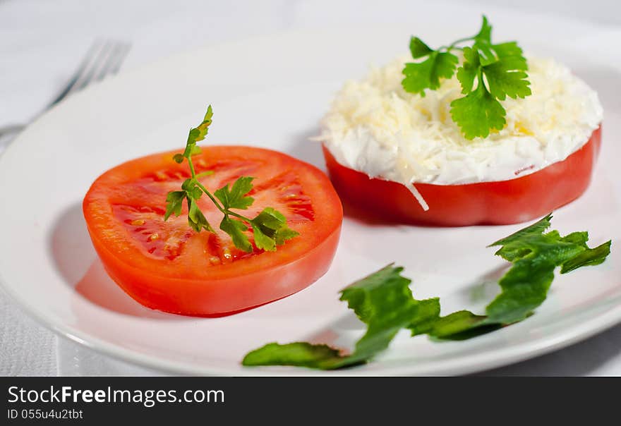 Salad With Tomato