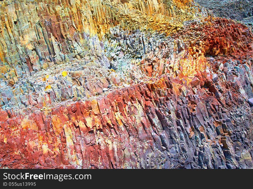 Colorful background of stone cliffs. Colorful background of stone cliffs