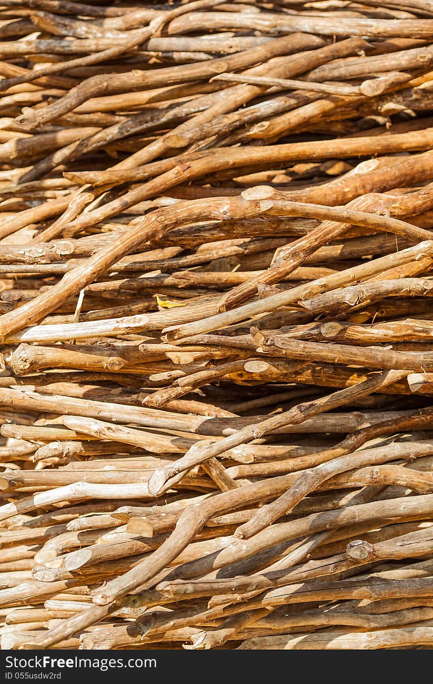 View of a bunch of cinnamon spice. View of a bunch of cinnamon spice