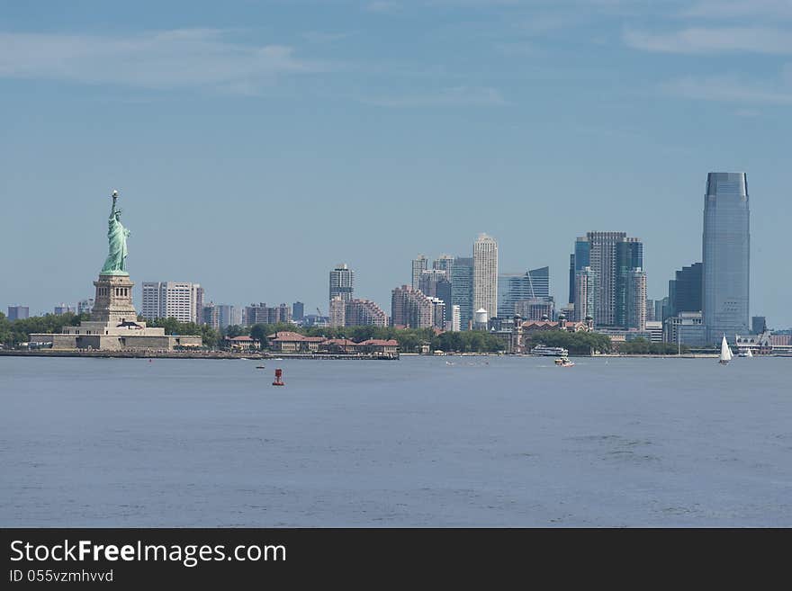 Statue of Liberty from Staten Island Ferry. Statue of Liberty from Staten Island Ferry