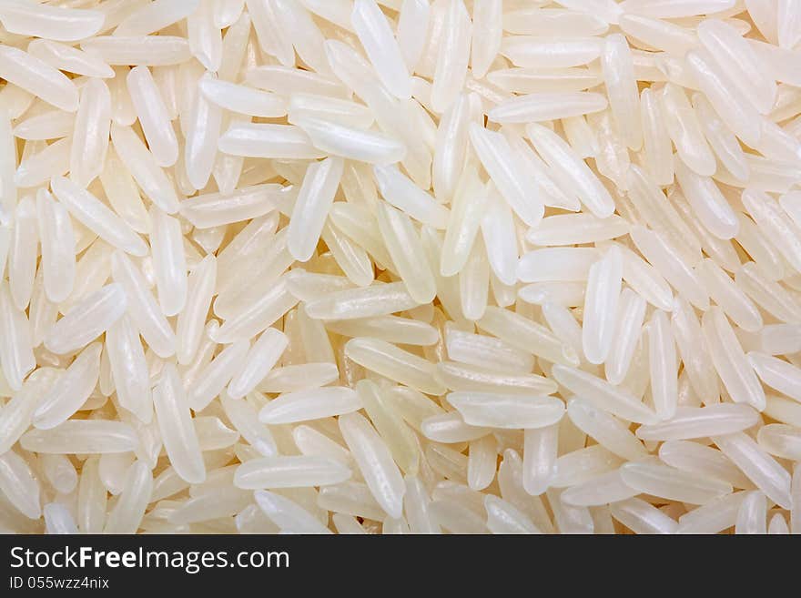 Raw jasmine rice.