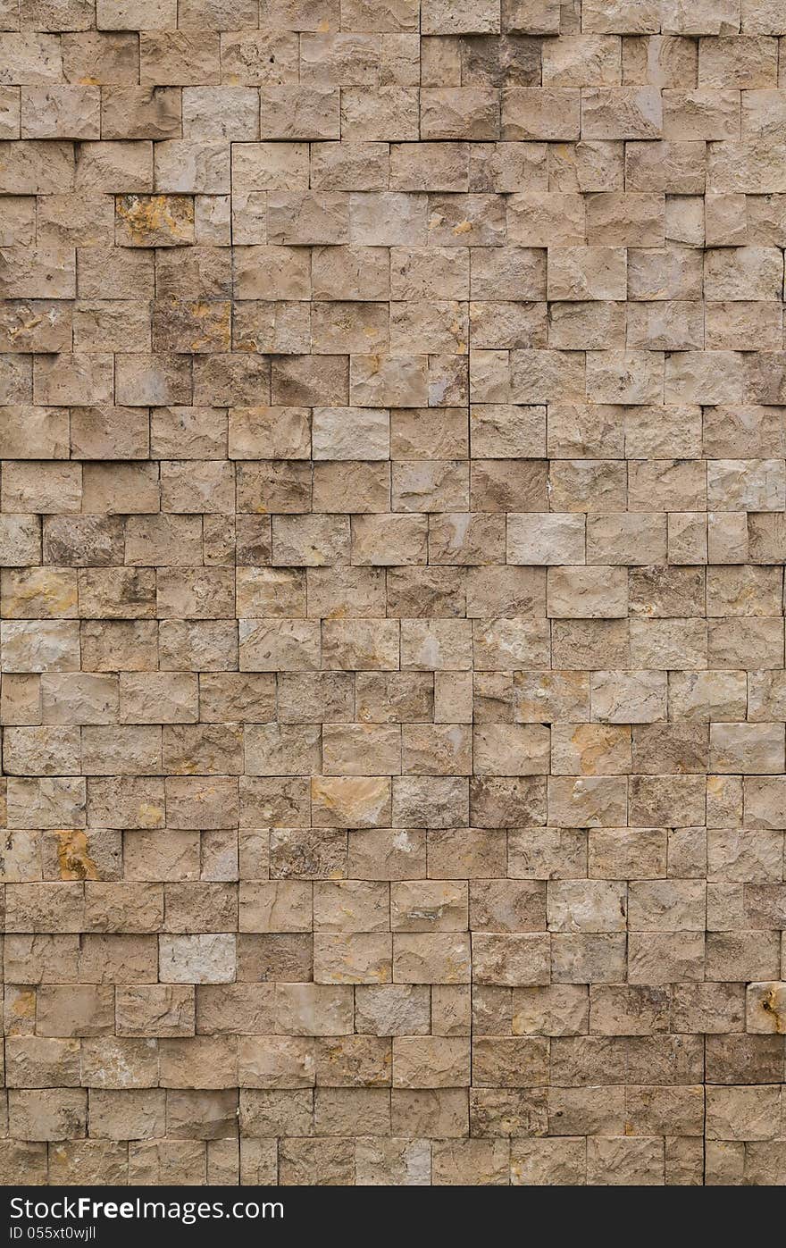 Ancient stone wall texture as background