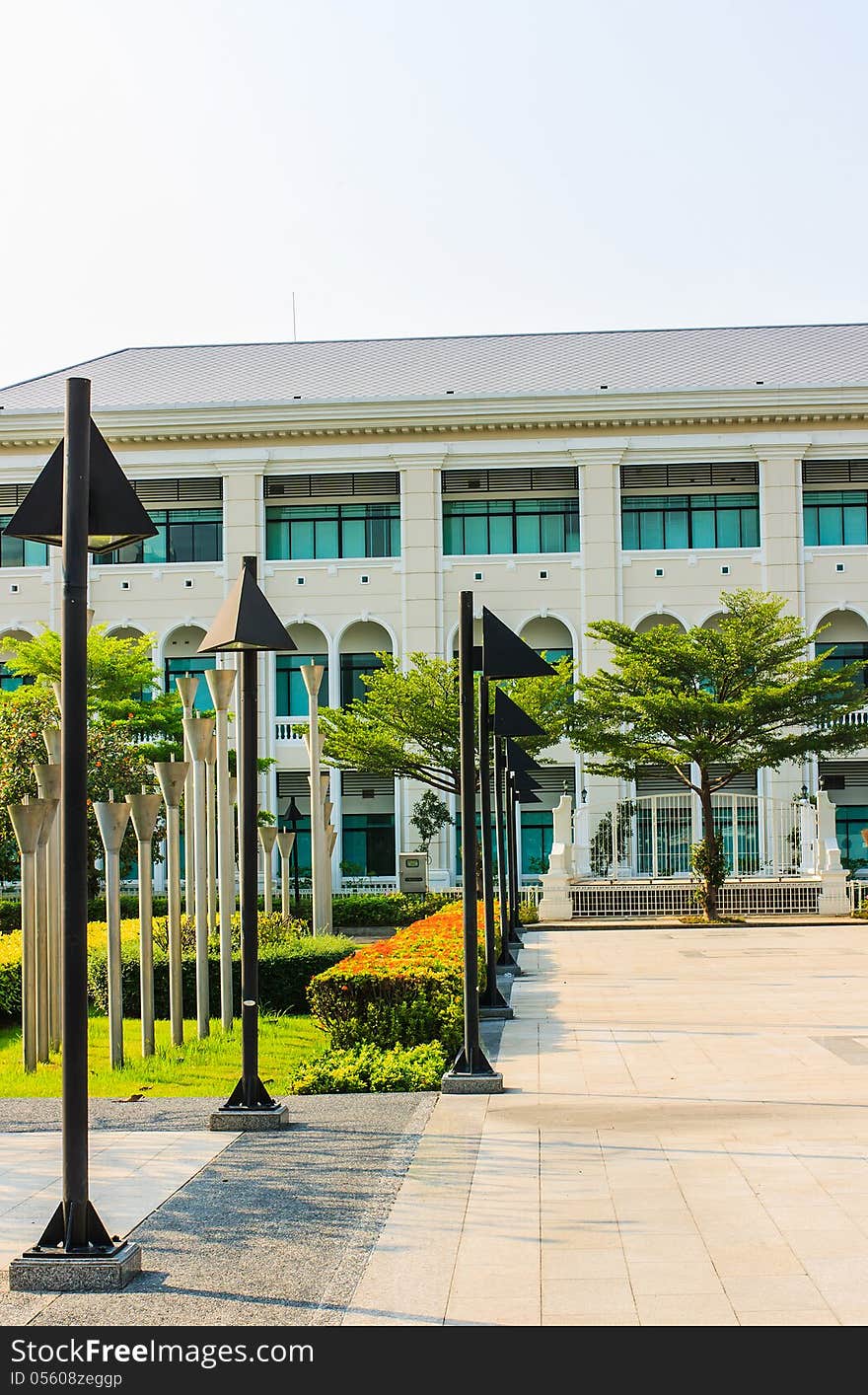 Bollard black. Suan Luang Rama 8 in Bangkok. Bollard black. Suan Luang Rama 8 in Bangkok.