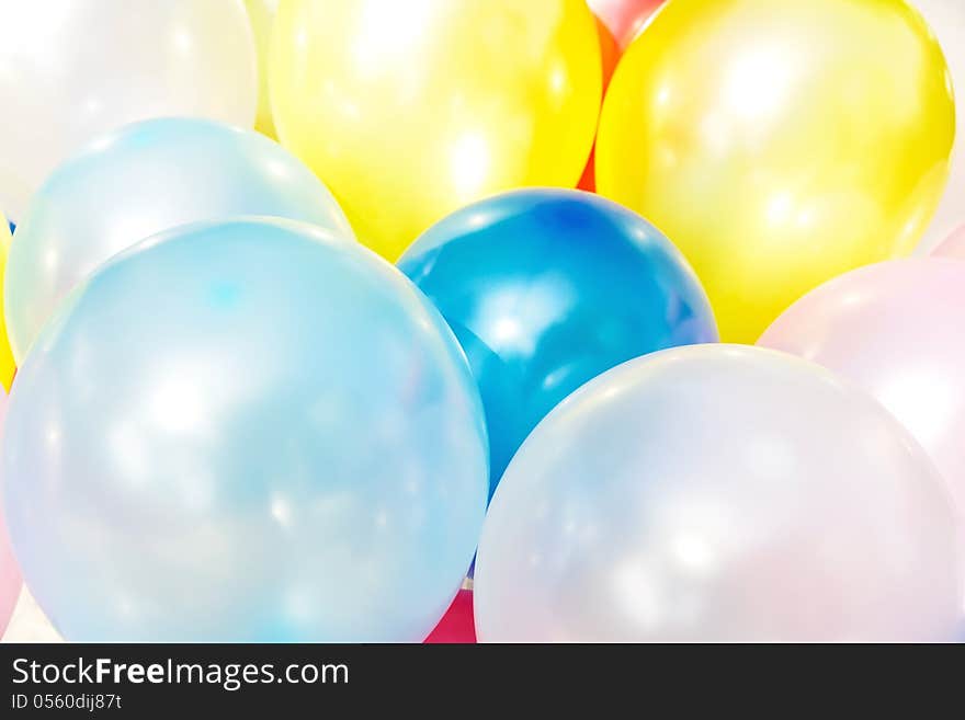 Close up of Balloon background