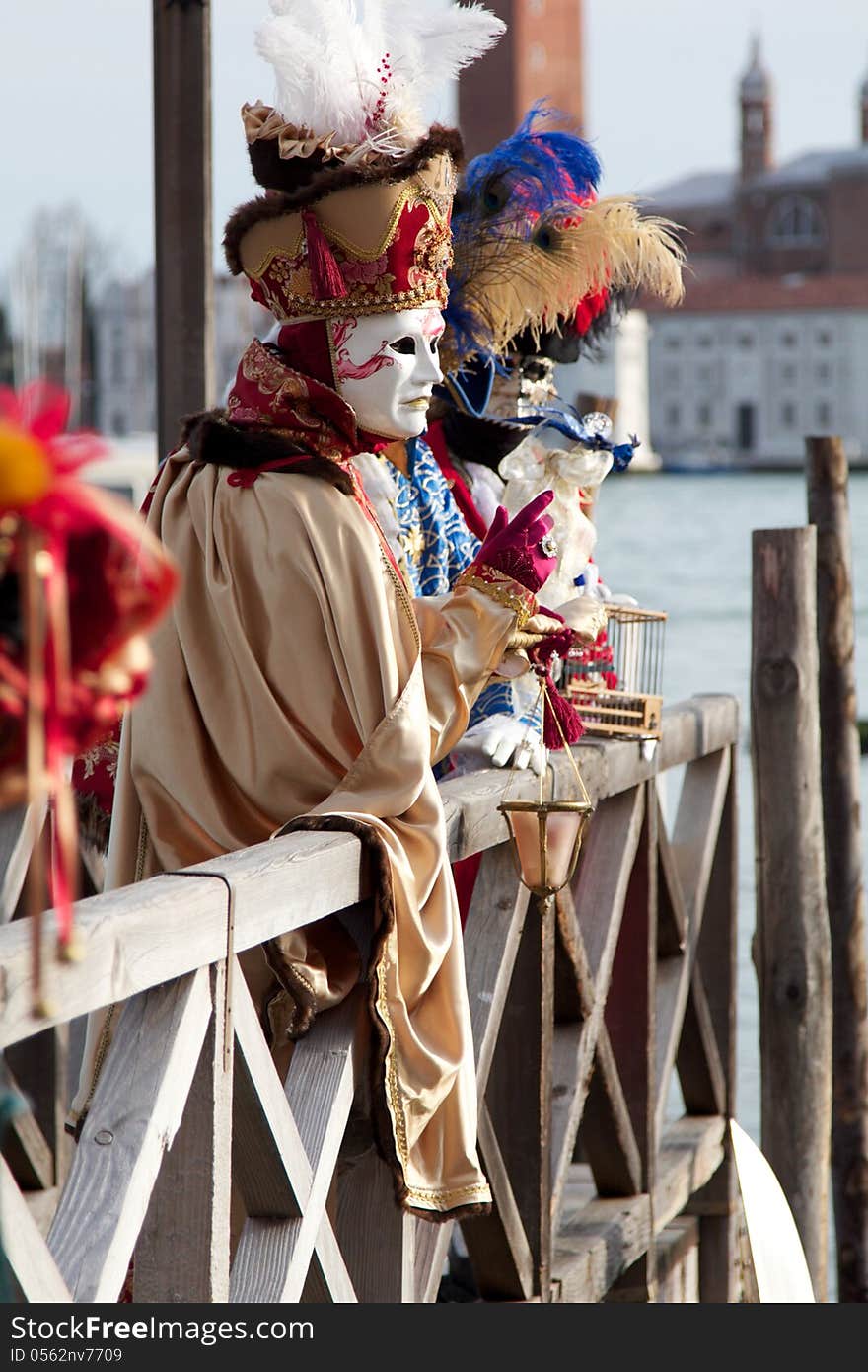 Carnival mask in Venice, Italy. Carnival mask in Venice, Italy