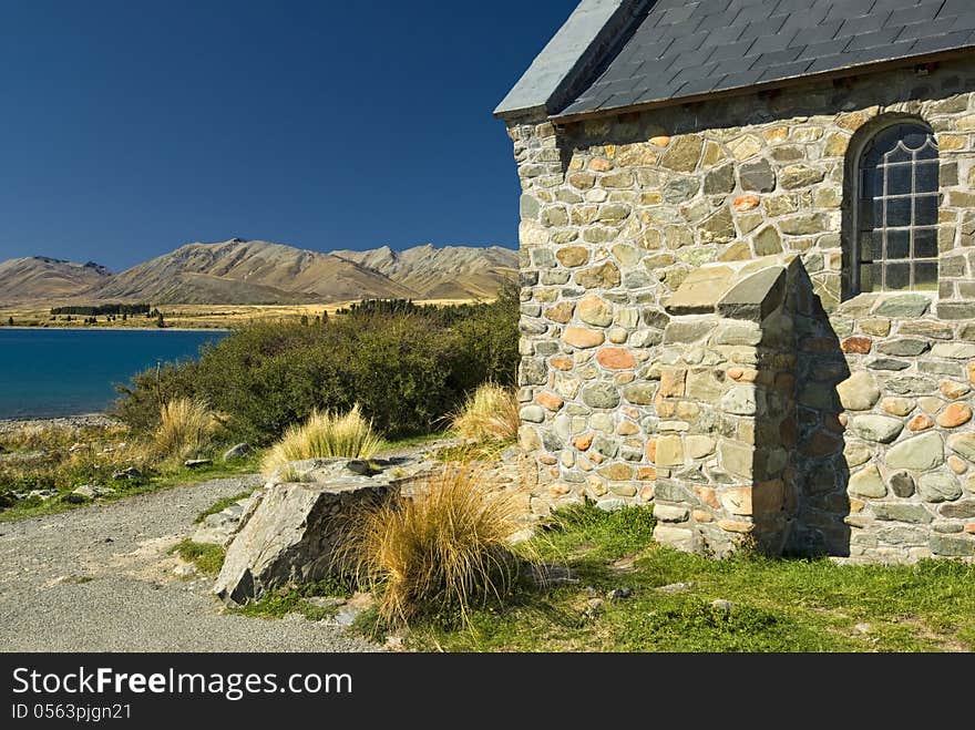 Church of the Good Shepherd, Lake Tekapo, South Island,New Zealand. Church of the Good Shepherd, Lake Tekapo, South Island,New Zealand