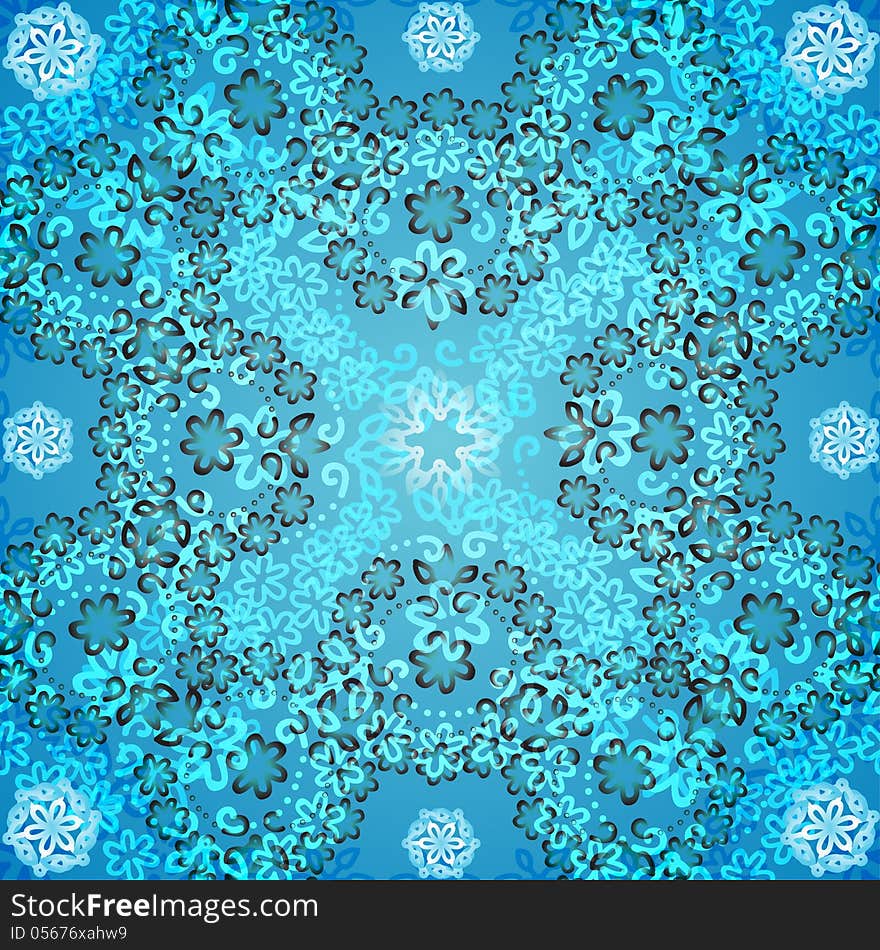 Background light blue flowers abstract. Background light blue flowers abstract