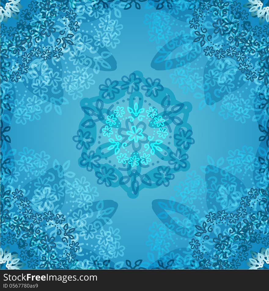 Background light blue flowers abstract. Background light blue flowers abstract