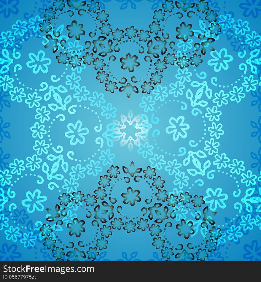 Background light blue flowers abstract. Background light blue flowers abstract