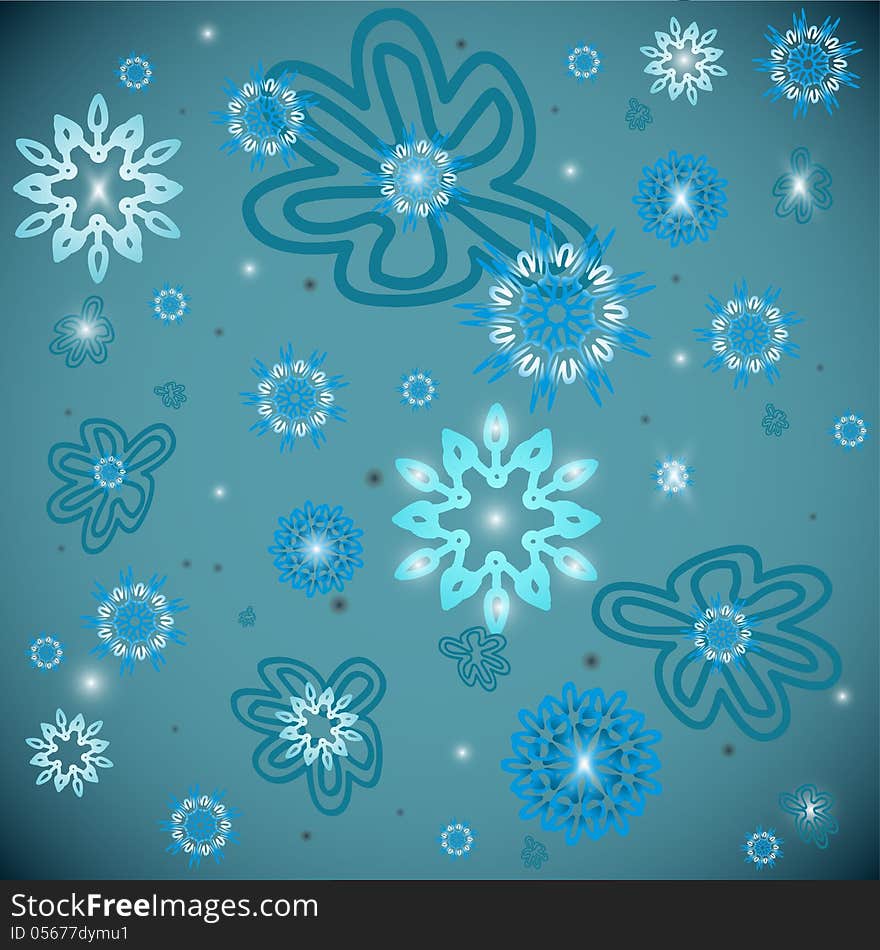 Background light blue flowers abstract. Background light blue flowers abstract