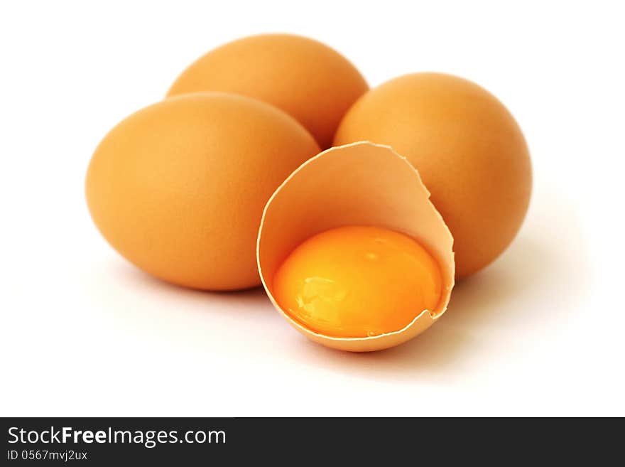 Chicken eggs