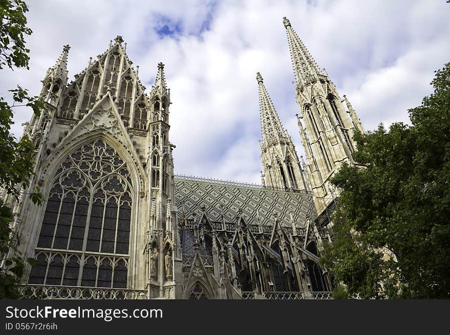 Vienna, Austria - famous Votivkirche ,Votive Church