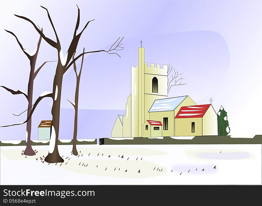 Church in Winter