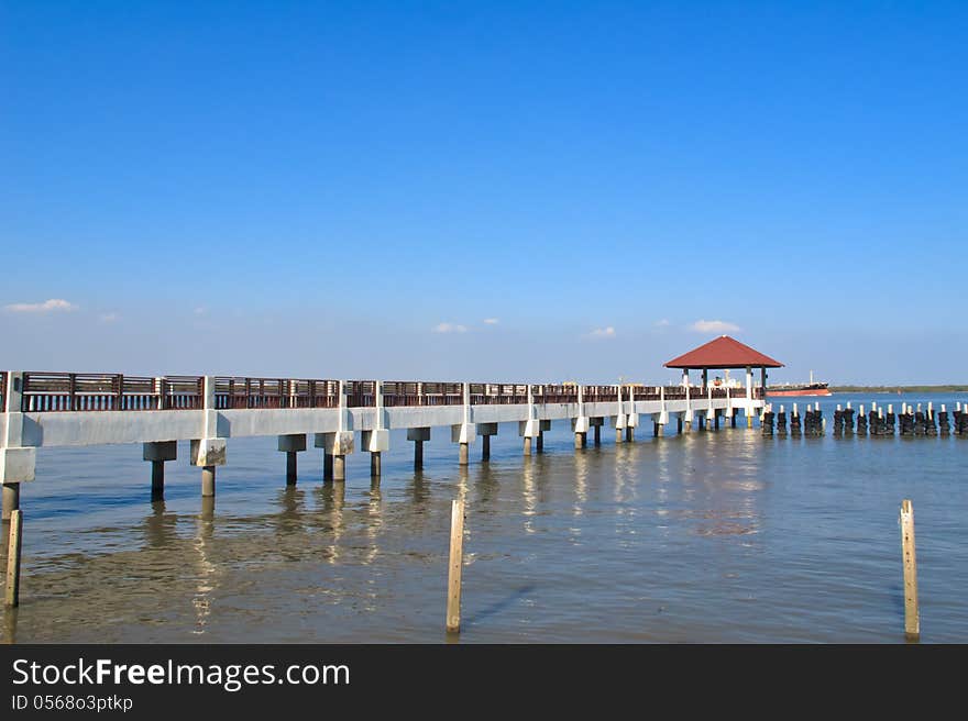 Riverfront pavilion