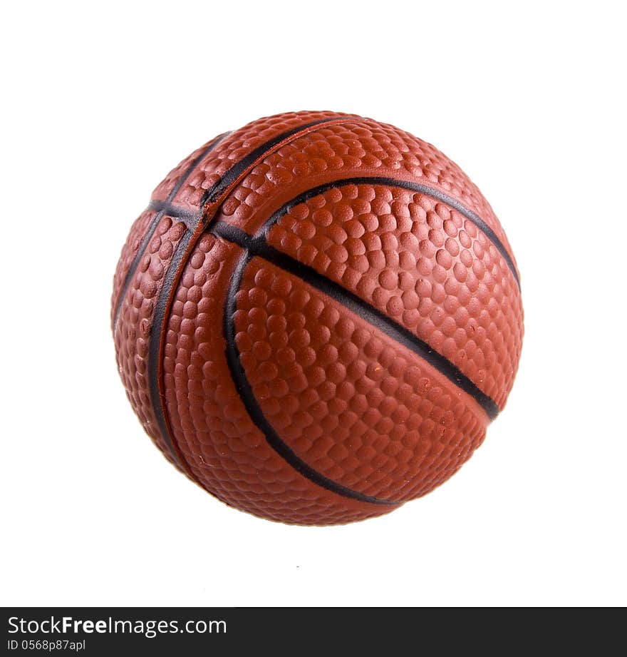 Basketball isolated over white background