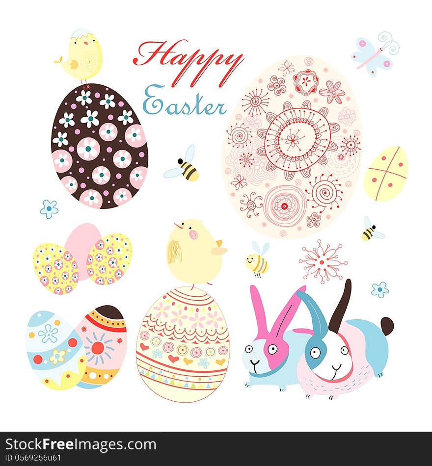 Easter card with