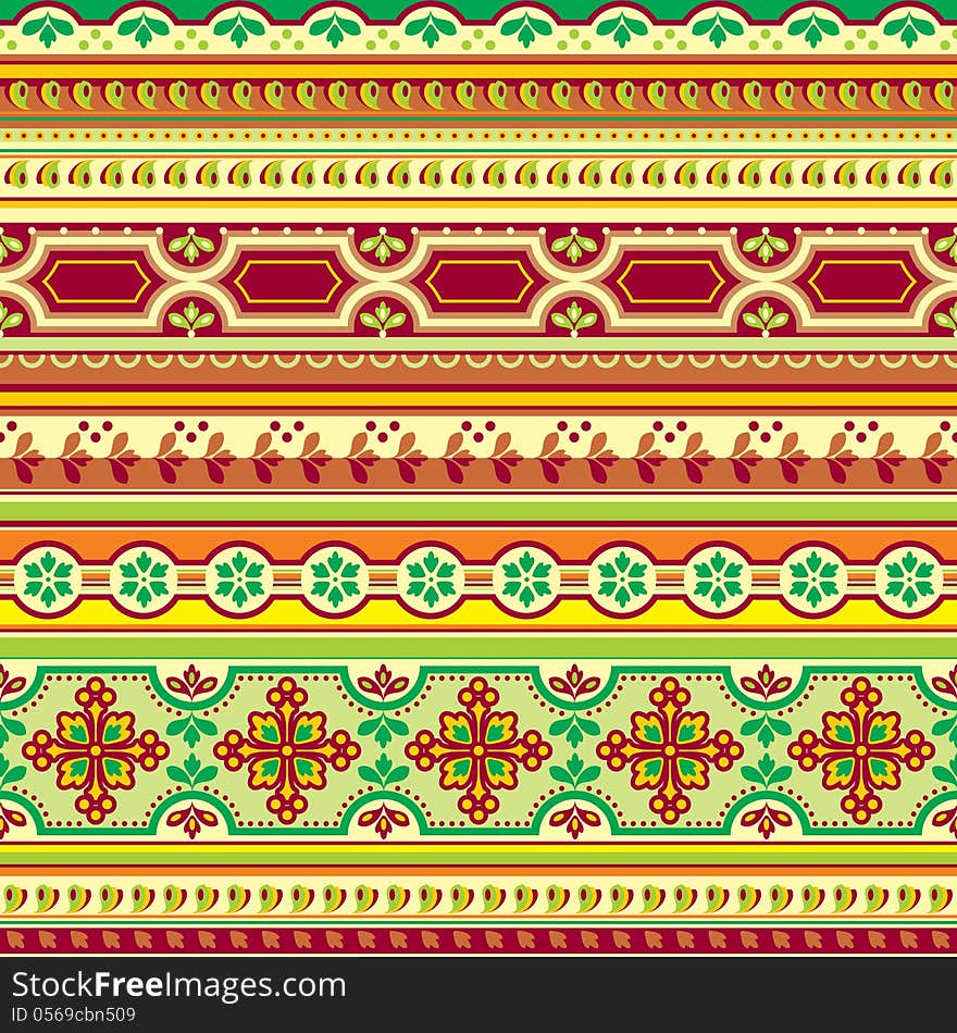 Vector seamless background with classic European pattern. Vector seamless background with classic European pattern