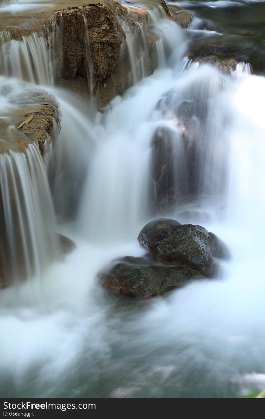 Close Up Waterfall