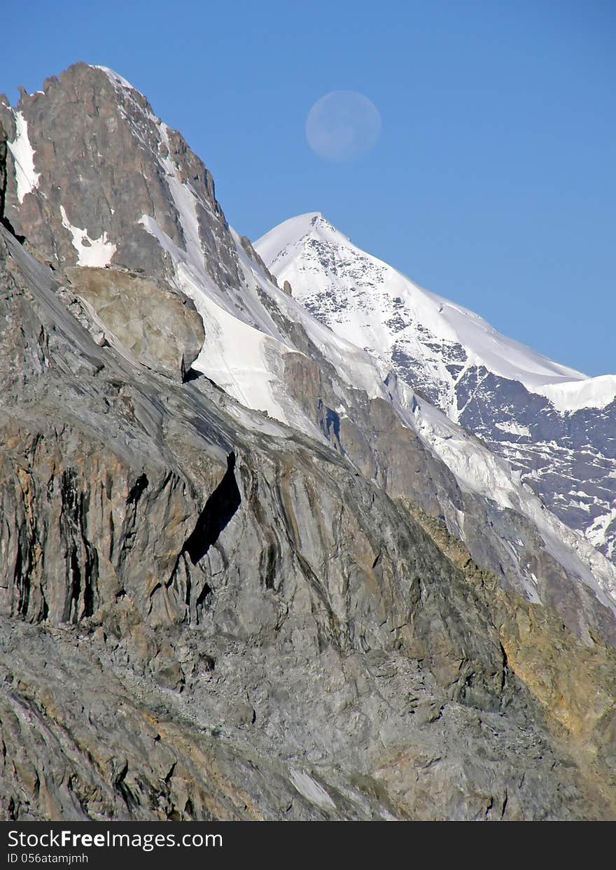 View Of The Mountains In The Caucasus