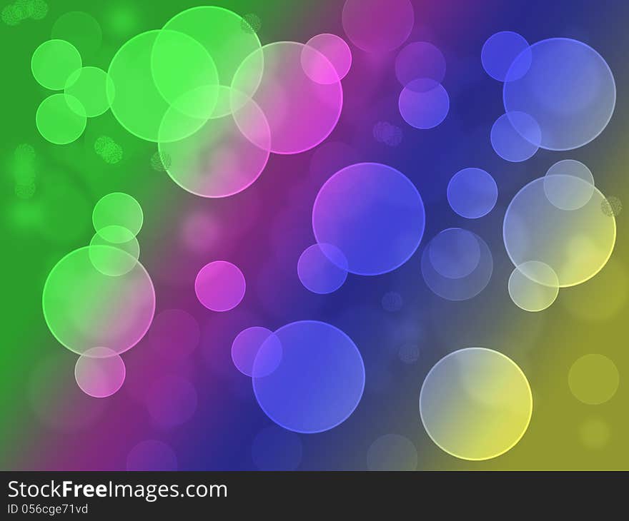 Abstract background of colourful Christmas bokeh lights. Abstract background of colourful Christmas bokeh lights