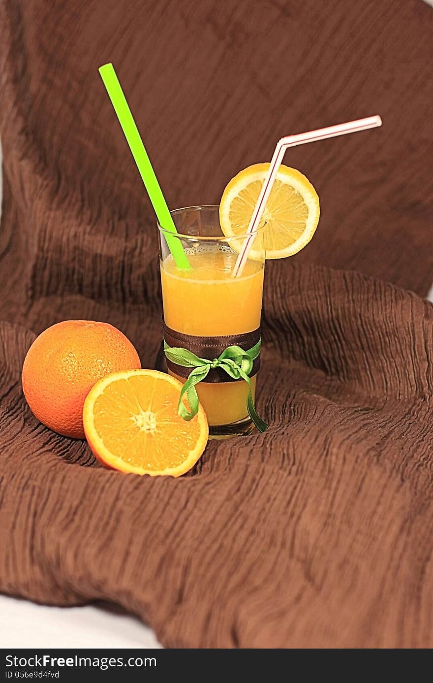 Fresh orange juice