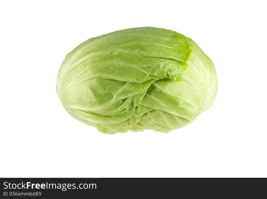 Cabbage isolated on white background