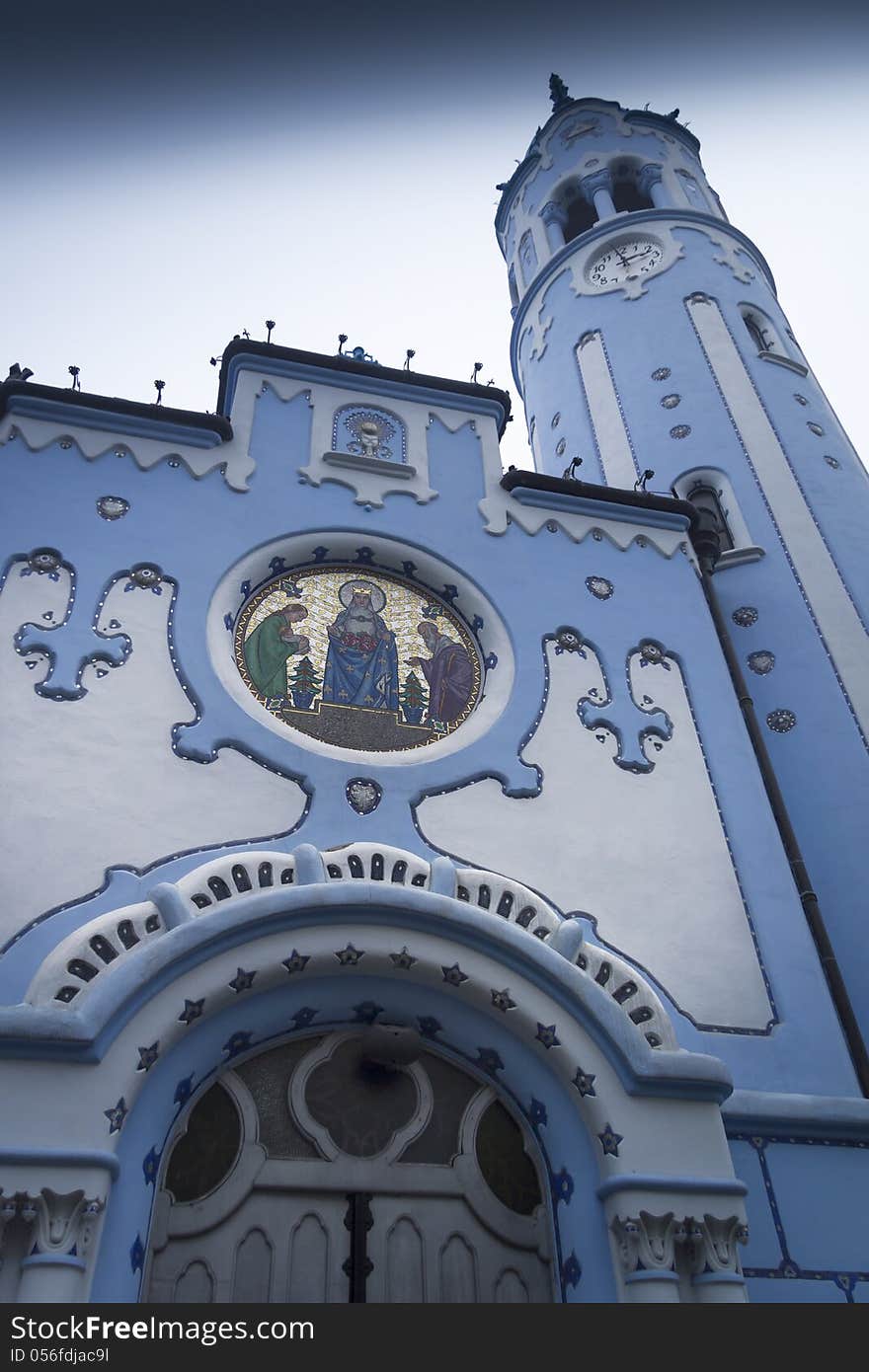 The famous church of St. Elisabeth in the Slovakian capital. The famous church of St. Elisabeth in the Slovakian capital