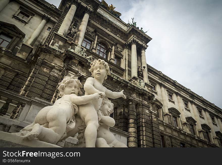 Cherub statues Vienna