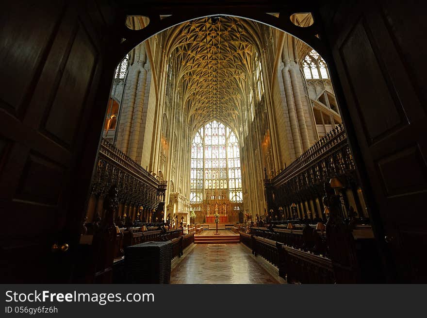 Lateral View Of St Albans Abbey