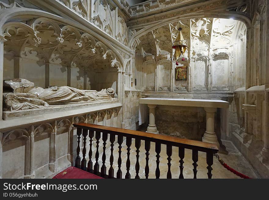 Image taken in St Albans Abbey, England, 2010 showing one of the more intimate chapels of worship. Image taken in St Albans Abbey, England, 2010 showing one of the more intimate chapels of worship.